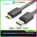 Vention Kabel Display Port to HDMI 1.5 Meter Black - HADBG - foto 1