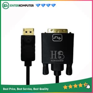Kabel Display Port To DVI-D Dual Link 2 Meter (HINEIGHT(H8)) - foto 1