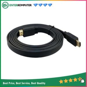 Kabel HDMI To HDMI V1.4 Flat Version 1.5 Meter - foto 1