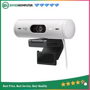 Logitech Brio 500 - 1080p HDR Webcam with Show Mode - Off-white - foto 1