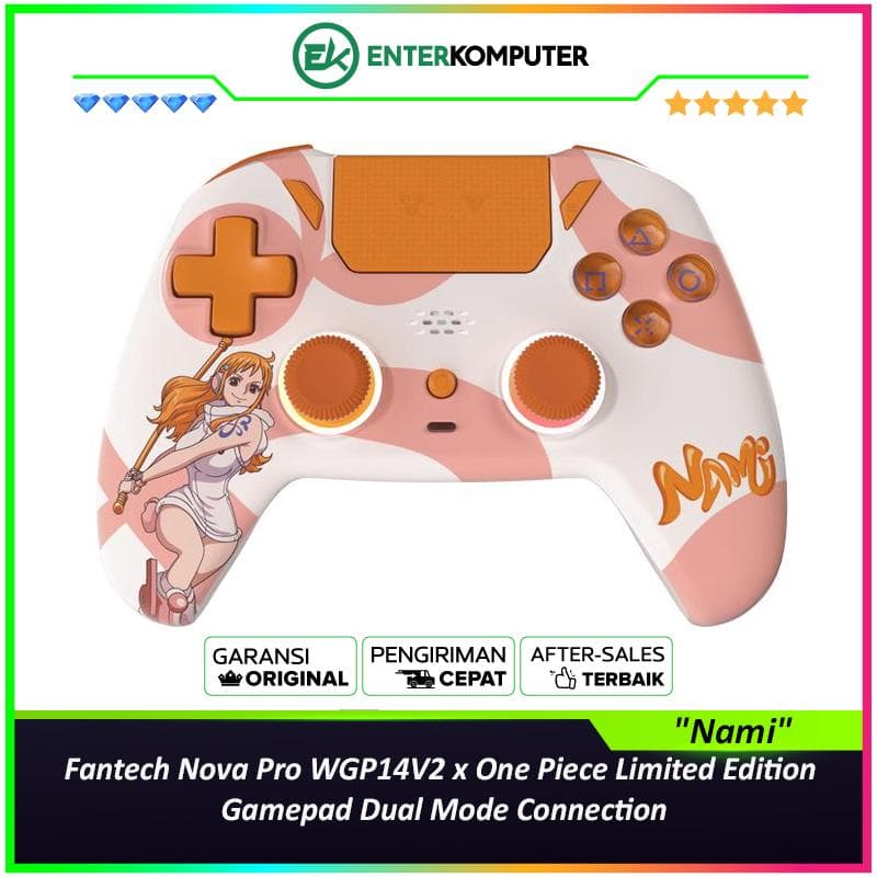 Fantech Nova Pro WGP14V2 x One Piece Egghead Edition "Nami" Gamepad Dual Mode Connection - foto 1