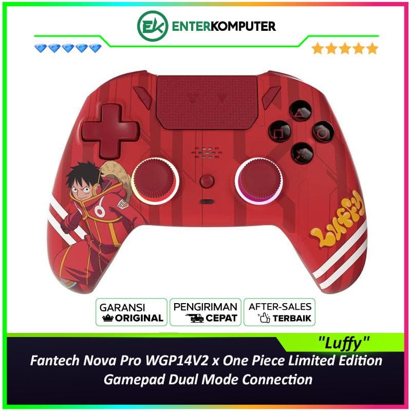 Fantech Nova Pro WGP14V2 x One Piece Egghead Edition "Luffy" Gamepad Dual Mode Connection - foto 1