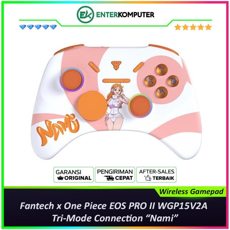Fantech EOS PRO II WGP15V2A x One Piece Egghead Edition "Nami" Tri-Mode Connection Wireless Gamepad - foto 1
