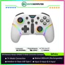 NYK Nemesis Alastor GPX500 Tri Mode Connection Gamepad - White - foto 1