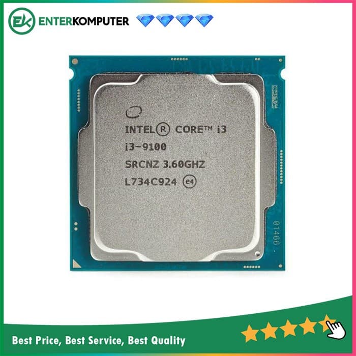 Intel Core i3-9100 3.6Ghz Up To 4.2Ghz - Cache 6MB [Tray] Socket LGA 1151V2 - Coffeelake Series - foto 1