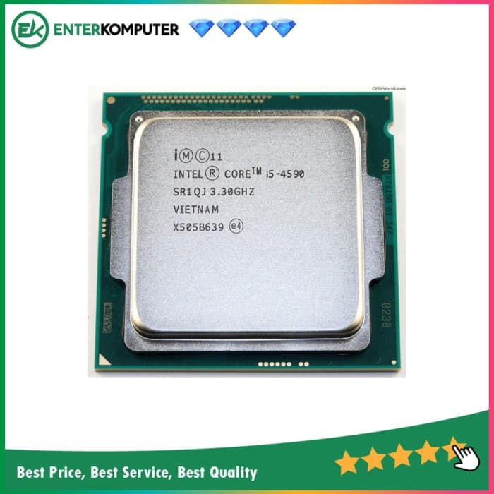 Intel Core i5-4590 3.3Ghz - Cache 6MB [Tray] Socket LGA 1150 - Haswell Refresh Series - foto 1