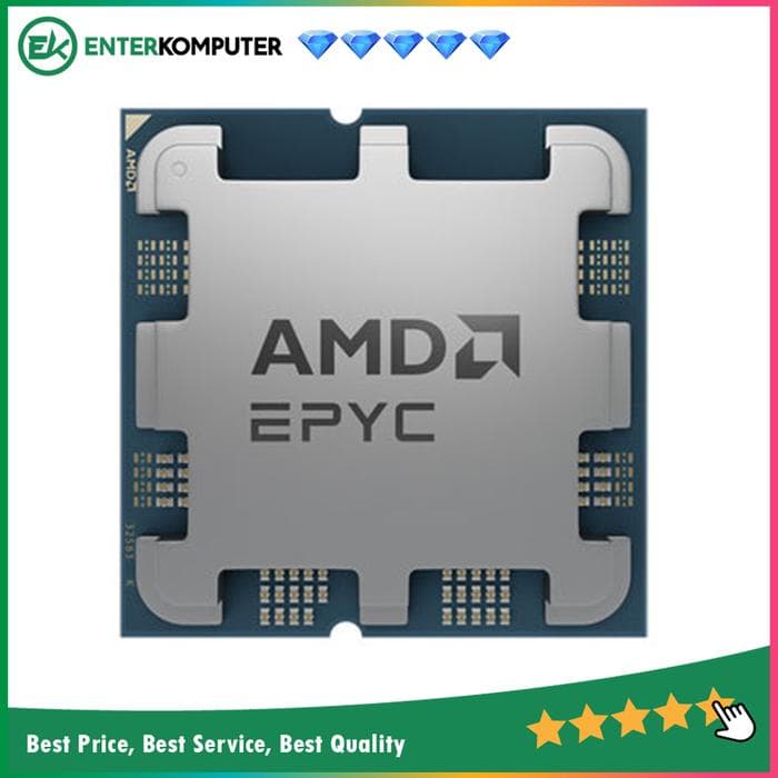 AMD EPYC 4464P 3.7GHz Up To 5.4GHz Cache 64MB 65W AM5 [Tray] - 12 Core - 100-000001478 - foto 1