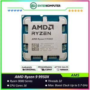 AMD Ryzen 9 9950X 4.3GHz Up To 5.7GHz Cache 64MB 170W AM5 [Tray] - 16 Core - 100-000001277 - foto 1