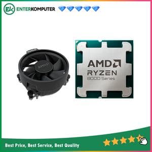 AMD Ryzen 7 8700F 4.1Ghz Up To 5.0Ghz Cache 16MB 65W AM5 [Tray] - 8 Core - 100-100001590MPK - with Wraith Stealth Cooler - foto 1