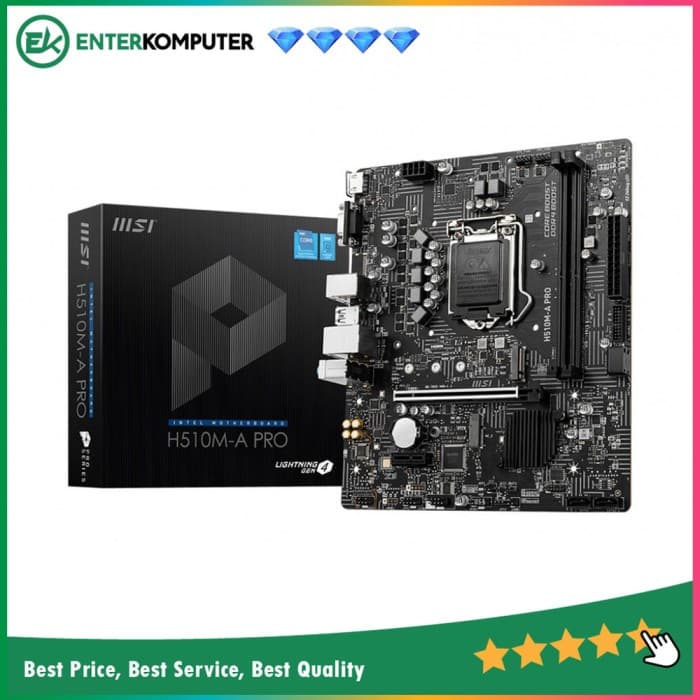 MSI H510M-A PRO (LGA1200, H510, DDR4, USB3.2, SATA3)(By WPG) - foto 1
