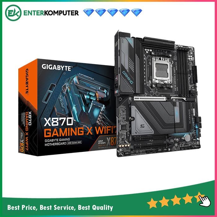 Gigabyte X870 GAMING X WIFI7 (AM5, AMD X870, DDR5, USB3.2 Type-C, SATA3) - foto 1
