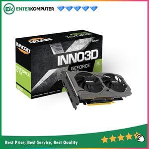 Inno3D GeForce GTX 1650 4GB GDDR6 TWIN X2 OC V3 - DUAL FAN - Garansi 3 Thn - foto 1