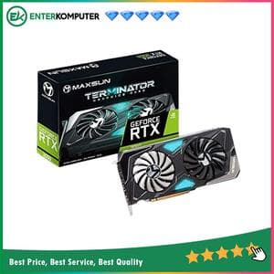 MAXSUN GeForce RTX 3060 12GB GDDR6 Terminator 12G S1 - DUAL FAN - Garansi 3 Thn - foto 1