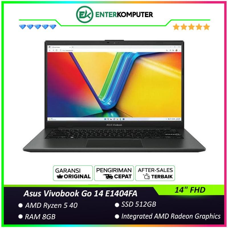 Asus Vivobook Go 14 E1404FA-VIPS5854M/VIPS5855M/VIPS5855M - foto 1