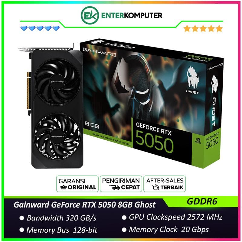 Gainward GeForce RTX 5050 8GB GDDR6 - Ghost - foto 1