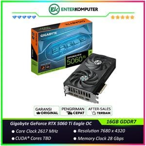 Gigabyte GeForce RTX 5060 Ti 16GB GDDR7 Eagle OC - GV-N506TEAGLE OC-16GD - foto 1