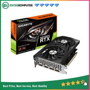 Gigabyte GeForce RTX 3050 8GB GDDR6 Windforce OC V2 - GV-N3050WF2OCV2-8GD - foto 1