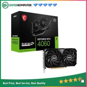 MSI GeForce RTX 4060 8GB GDDR6 - Ventus 2X BLACK 8G OC - foto 1