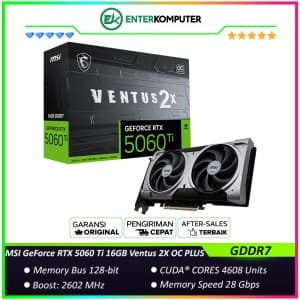 MSI GeForce RTX 5060 Ti 16GB GDDR7 - Ventus 2X OC PLUS - foto 1