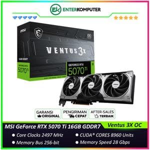 MSI GeForce RTX 5070 Ti 16GB GDDR7 - Ventus 3X OC - foto 1