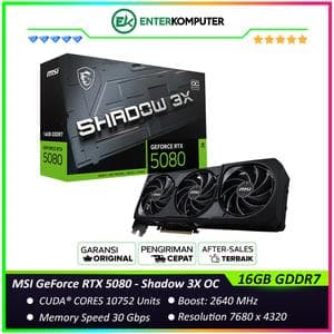 MSI GeForce RTX 5080 16GB GDDR7 - Shadow 3X OC - foto 1