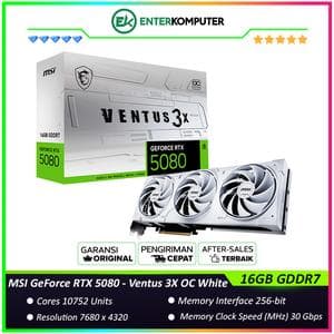 MSI GeForce RTX 5080 16GB GDDR7 - Ventus 3X OC White - foto 1