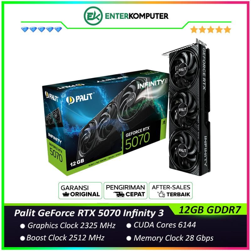 Palit GeForce RTX 5070 12GB GDDR7 Infinity 3 - foto 1
