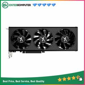XFX Radeon RX 6600 XT BLACK 8GB DDR6 SPEEDSTER QICK308 - TRIPLE FAN - RX-66XT8LBDQ [OEM Package] - Garansi 1Thn - foto 1