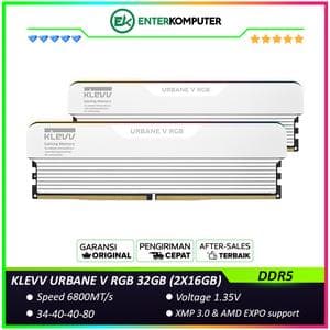 KLEVV URBANE V RGB DDR5 PC54400 6800MHz 32GB (2X16GB) 34-40-40-80 - KD5AGUA80-68A340M - foto 1