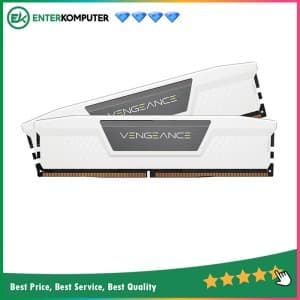 Corsair Vengeance White DDR5 PC41600 5200MHz 32GB (2x16GB) 40-40-40-77 - CMK32GX5M2B5200C40W - foto 1