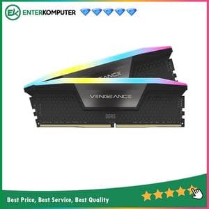 Corsair Vengeance RGB Black DDR5 PC57600 7200MHz 32GB (2x16GB) 34-44-44-96 - CMH32GX5M2X7200C34 - foto 1