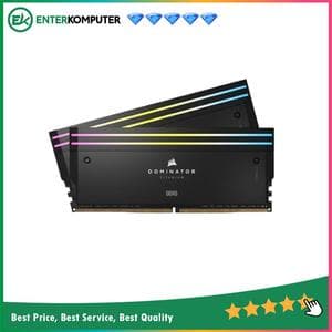 Corsair Dominator Titanium RGB Black DDR5 PC52800 6600MHz 64GB (2x32GB) 32-39-39-76 - CMP64GX5M2X6600C32 - foto 1