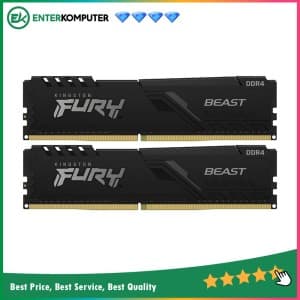 Kingston FURY Beast DDR4 PC28800 3600MHz 16GB (2x8GB) 17-21-21 - KF436C17BBK2/16 - foto 1