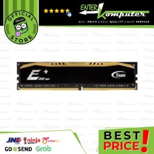 Team Elite Plus Black DDR4 PC19200 2400MHz 8GB (1x8GB) 16-16-16-39 - TPD48G2400HC1601 - foto 1