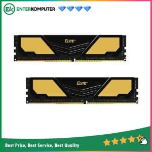 Team Elite Plus Black DDR4 PC21300 2666MHz 16GB (2x8GB) 19-19-19-43 - TPD416G2666HC19DC01 - foto 1