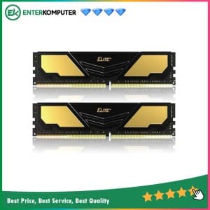 Team Elite Plus Black DDR4 PC25600 3200MHz 32GB (2x16GB) 22-22-22-52 - TPD432G3200HC22DC01 - foto 1