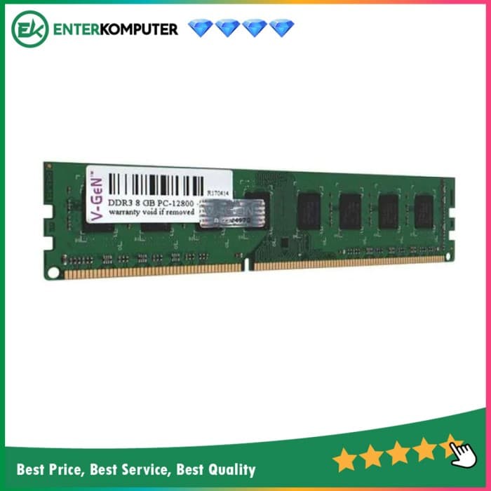 V-GeN Platinum DDR3 8GB PC10600/PC12800 - Low Voltage - foto 1