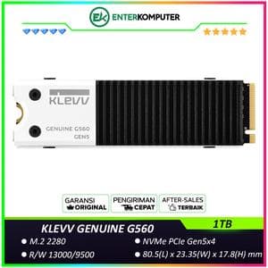 KLEVV SSD GENUINE G560 1TB M.2 2280 NVMe PCle Gen5 x4 - K01TBM2SP0-G56 - R13000MB/s W9500MB/s - foto 1