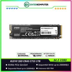 KLEVV SSD CRAS C715 1TB M.2 2280 NVMe PCle Gen3 x4 - K01TBM2SP0-C7T - R3200MB/s W2000MB/s - foto 1