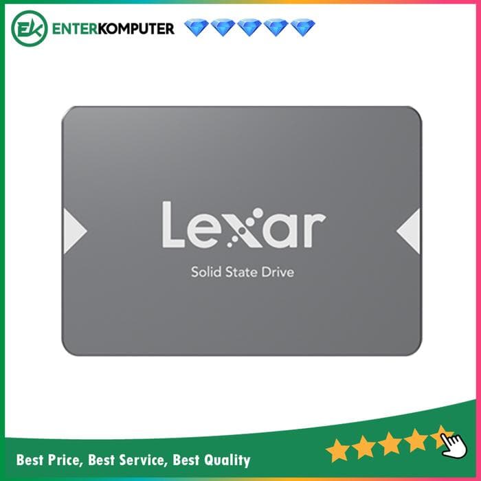 Lexar NS100 SSD 2.5 SATA III 512GB - LNS100-512RB - foto 1