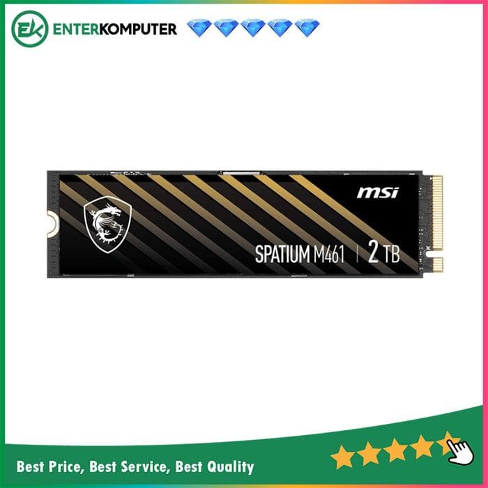 MSI Spatium M461 M.2 NVMe PCIe Gen4 x4 2TB - Grs 5th - foto 1