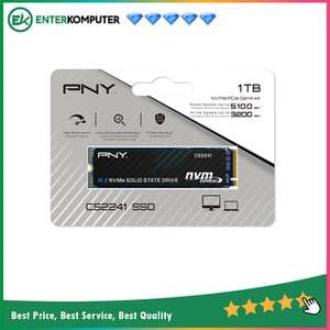 PNY CS2241 Series M.2 2280 NVME PCIe Gen4x4 1TB - Grs 5th - R 5100MB/s & W 3200MB/s - foto 1