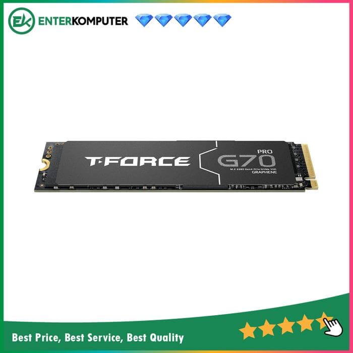 Team T-Force G70 PRO 1TB M.2 PCIe Gen4.0 x4 - TM8FFH001T0C128 - R 7400MB/s & W 5500MB/s - foto 1