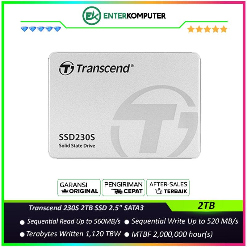 Transcend 230S 2TB SSD 2.5 SATA3 - foto 1