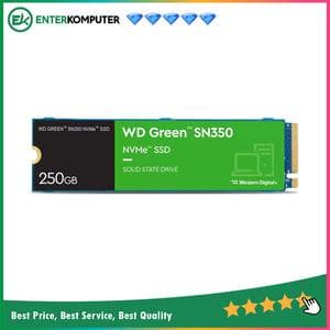 WD Green SN350 NVMe SSD 250GB M.2 2280 PCIe Gen3 x4 - R 2400MB/s W 1500MB/s - foto 1