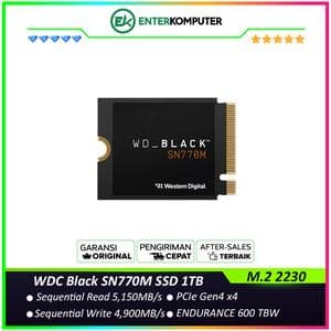 WD BLACK SN770M NVMe SSD 1TB M.2 2230 PCIe Gen4 x4 - R 5150MB/s W 4900MB/s - foto 1