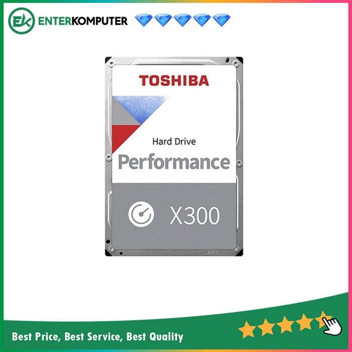 Toshiba 8TB SATA3 256MB 7200RPM - X300 Series - foto 1