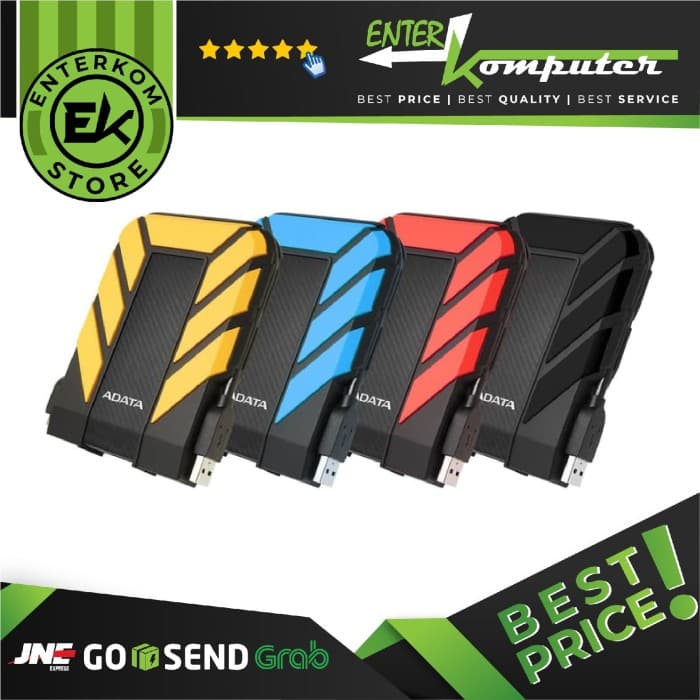 ADATA HD710 PRO 4TB (Antishock & Waterproof) USB 3.2 - Black / Blue / Red - foto 1