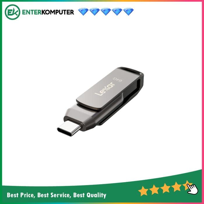 Lexar JumpDrive Dual Drive D400 64GB USB 3.1 Type-C - foto 1