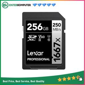 Lexar SDXC Professional 1667x 256GB UHS-II 250MB/s - foto 1